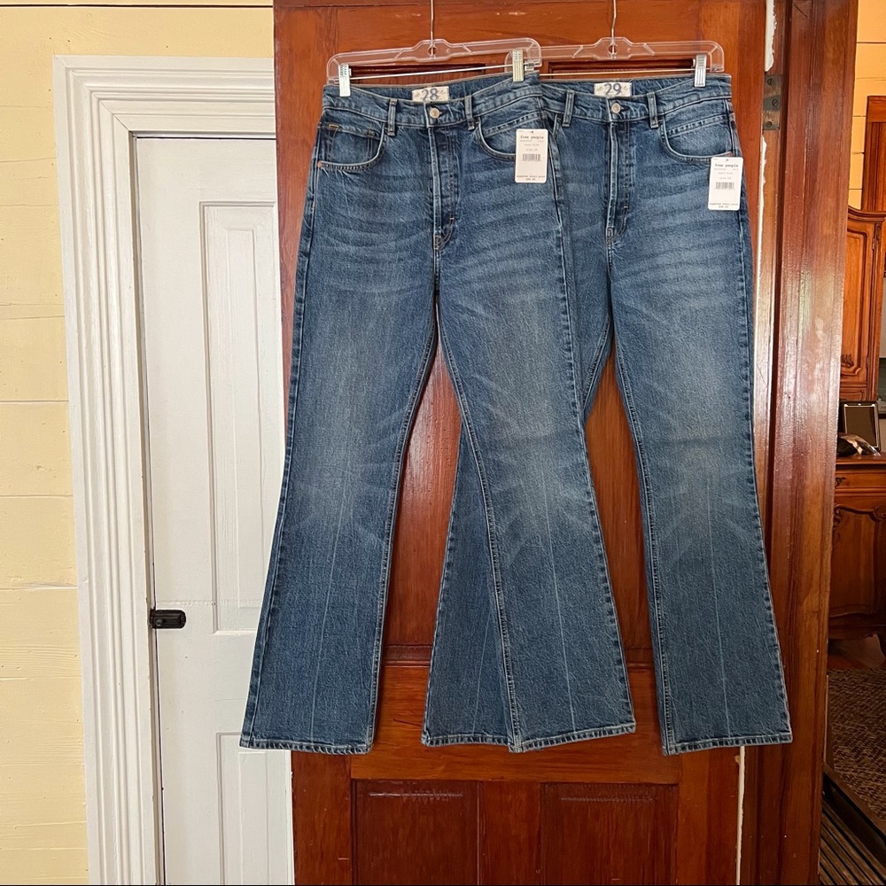 Free People French girl flare denim, 28